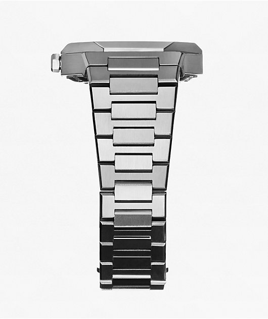 AURA Skeleton Steel Analog Watch