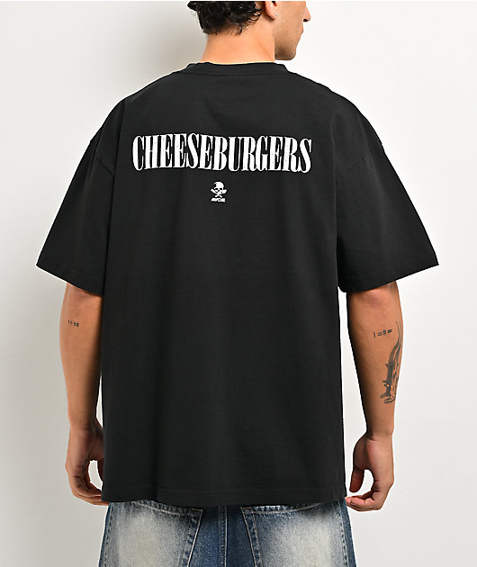 AYCE Cheeseburgers Black T-Shirt