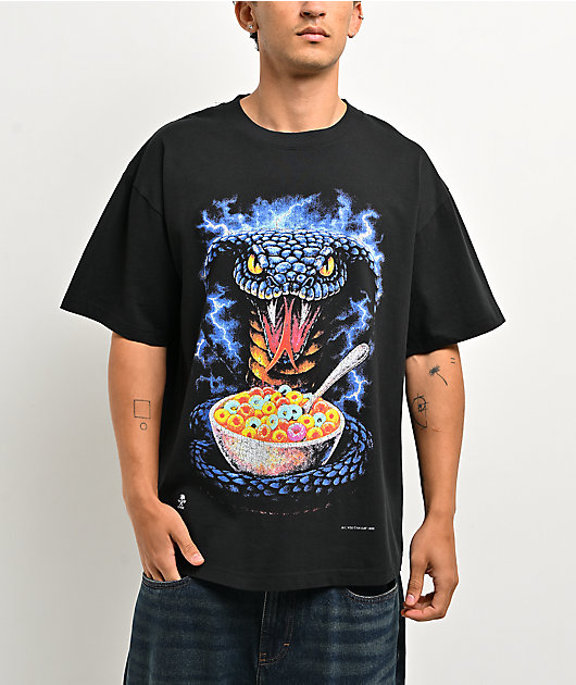 AYCE Pray For Cereal Black T-Shirt