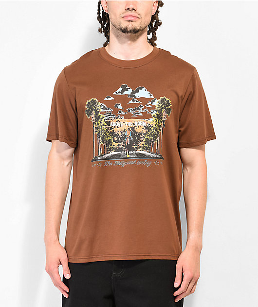 Above The Norm Hollywood Cowboy camiseta marrón