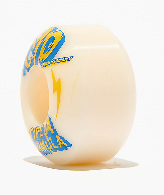 Acid Chemical Power 54mm 99a White Skateboard Wheels