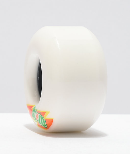 Acid Skaterade White 56mm 99a Skateboard Wheels