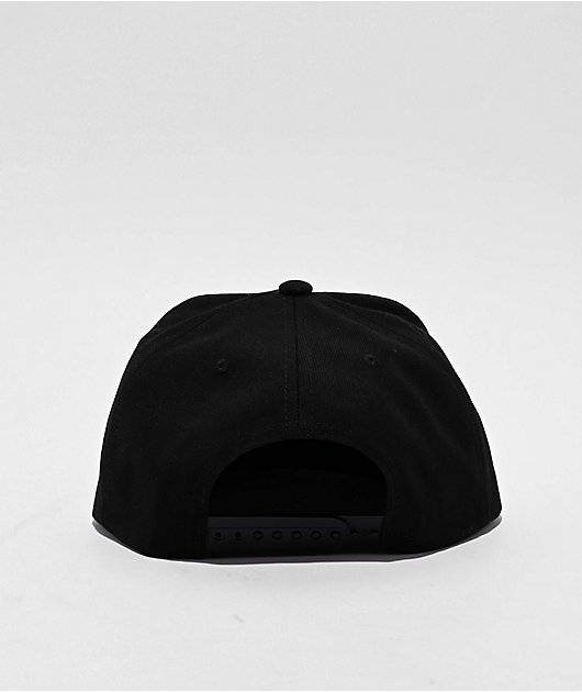 Adam Bomb Bubble Stamp Black Snapback Hat