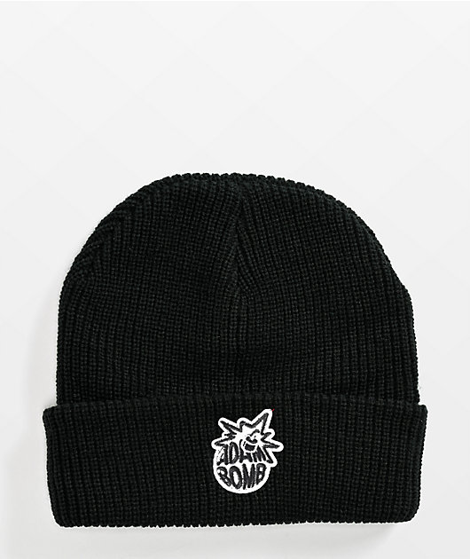 Adam Bomb Bubblestamp Black Beanie