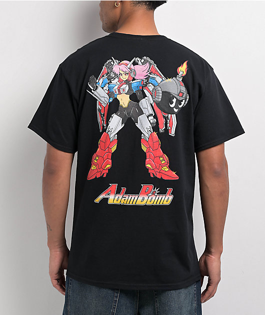 Adam Bomb Final Boss Black T-Shirt