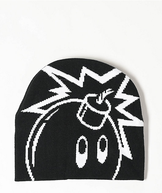 帽子 Almighty I| Beanie Bomb4urpull Lawliet Lady Rhinestone Bling Pom Pom Knit Snow Beanie Ski