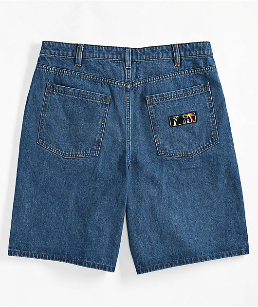 Adam Bomb Speed Blue Denim Baggy Shorts | Zumiez