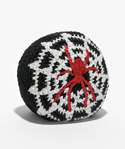 Adventure Imports Black Widow Black Embroidered Hacky Sack