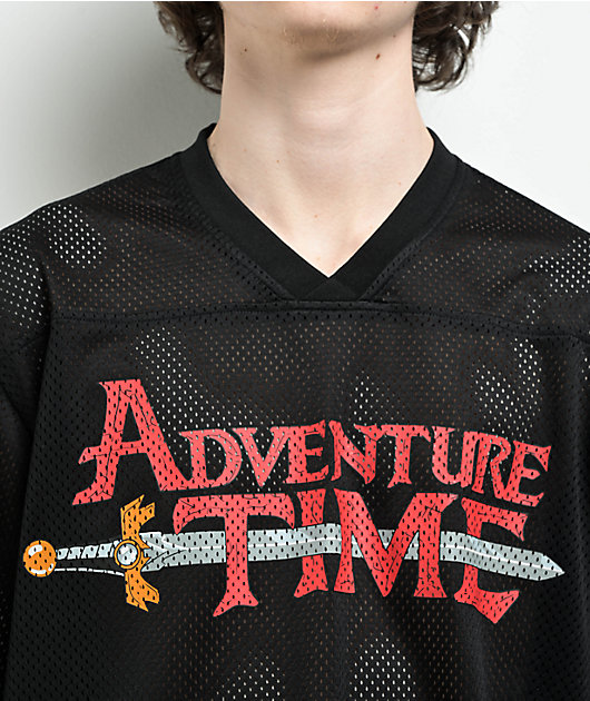 Adventure Time x Welcome Black Mesh Football Jersey | Zumiez