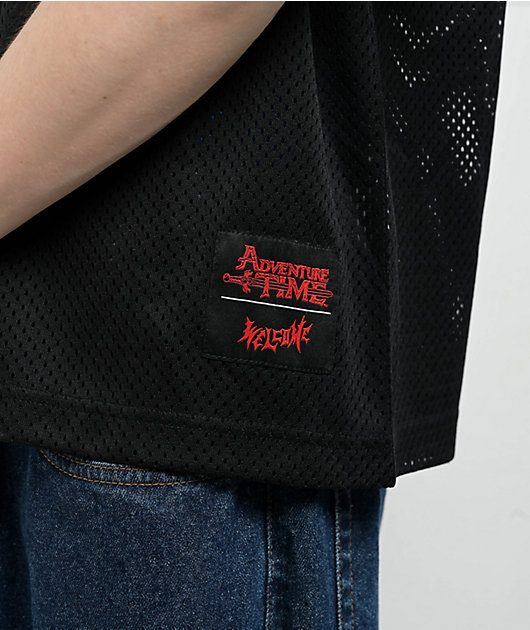 Adventure Time x Welcome Black Mesh Football Jersey | Zumiez