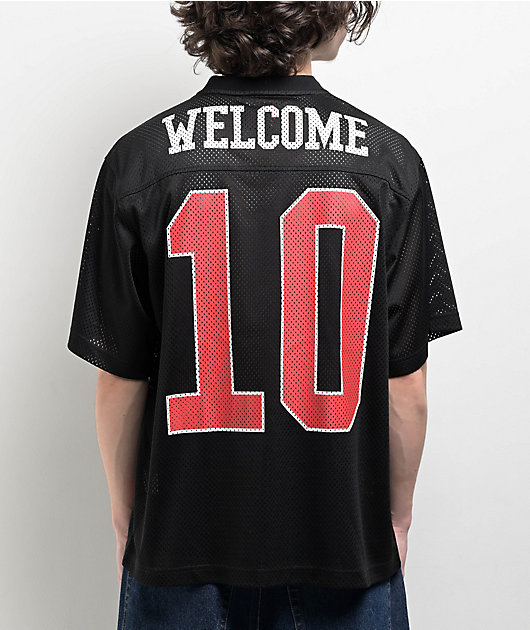 Adventure Time x Welcome Black Mesh Football Jersey | Zumiez