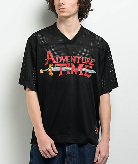 Adventure Time x Welcome Black Mesh Football Jersey | Zumiez