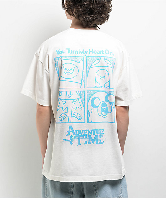 Adventure Time x Welcome Heart On White T-Shirt | Zumiez