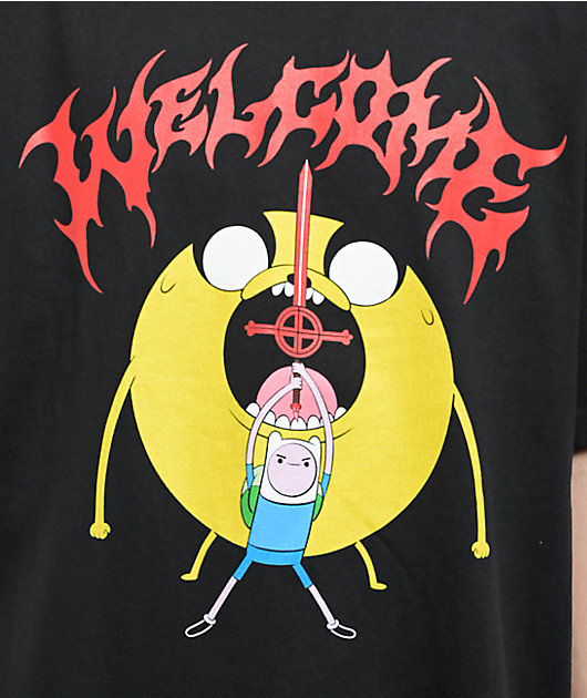 Adventure Time x Welcome Reality Black T-Shirt
