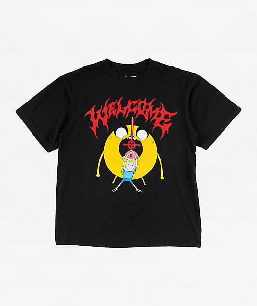Adventure Time x Welcome Reality Black T-Shirt