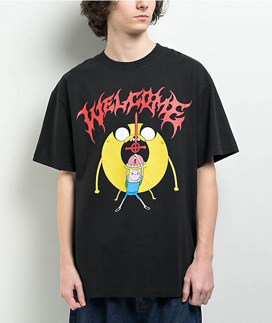 Adventure Time x Welcome Reality Black T-Shirt | Zumiez