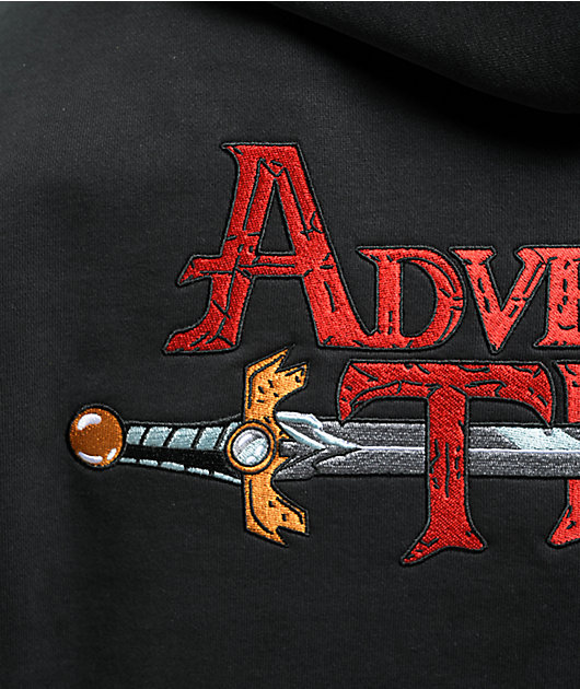 Adventure Time x Welcome Ricardio Black Hoodie