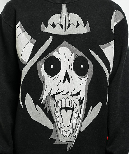 Adventure Time x Welcome The Lich Black Sweater | Zumiez