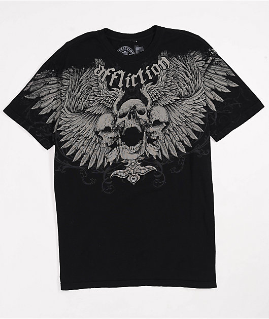 Afflicition Desperation Black T-Shirt | Zumiez