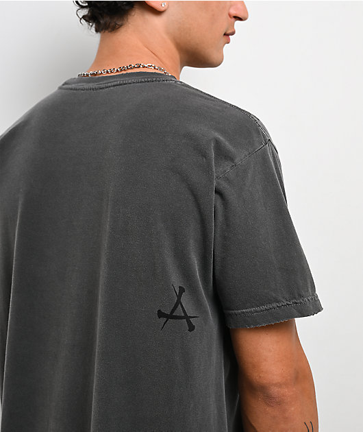 Affliction Birds Of Prey Charcoal T-Shirt