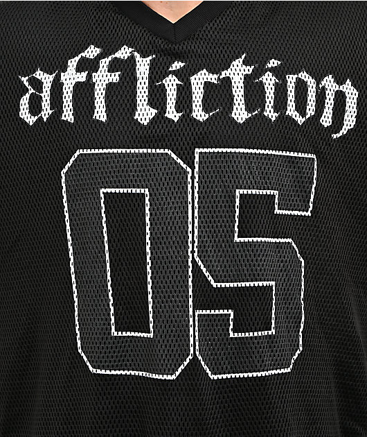 Affliction Black Jersey 2fer T-Shirt