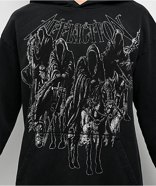 Affliction Black Night Potassium Wash Hoodie