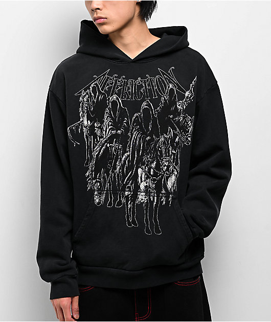 Affliction Black Night Potassium Wash Hoodie | Zumiez