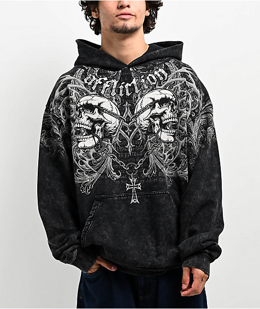 Affliction Collapse Black Hoodie | Zumiez