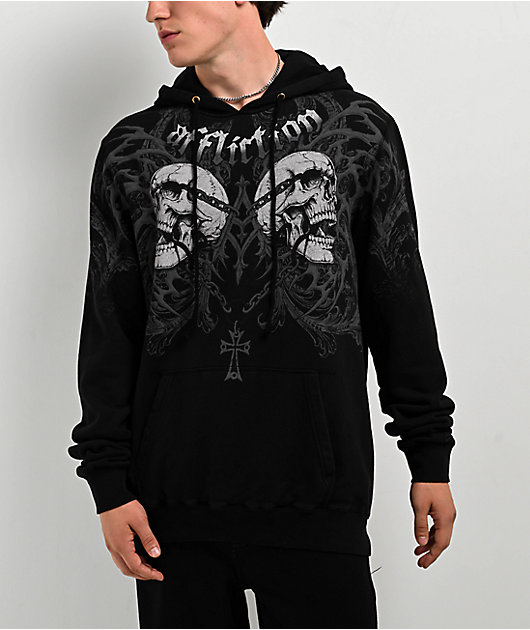 Affliction Collapse Black Hoodie | Zumiez