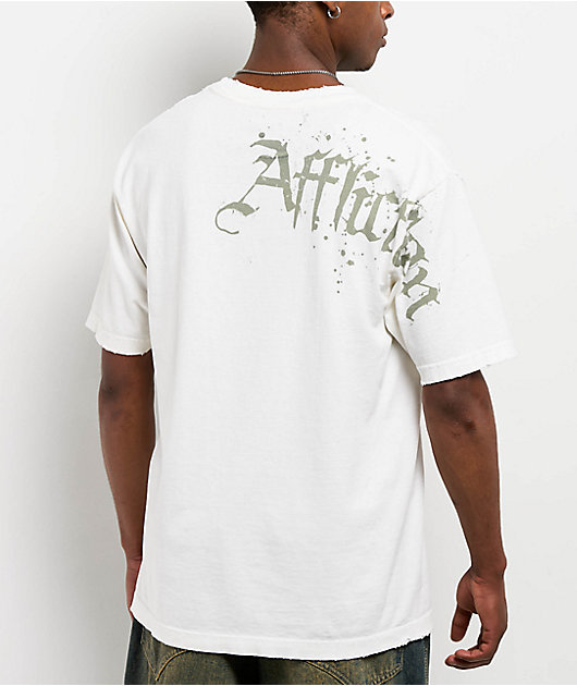 Affliction Cross White T-Shirt