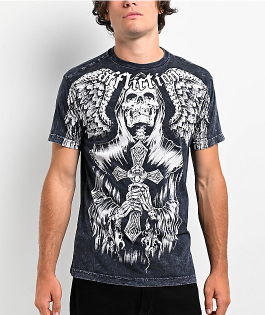 Affliction Darkness Mountain Wash T-Shirt | Zumiez