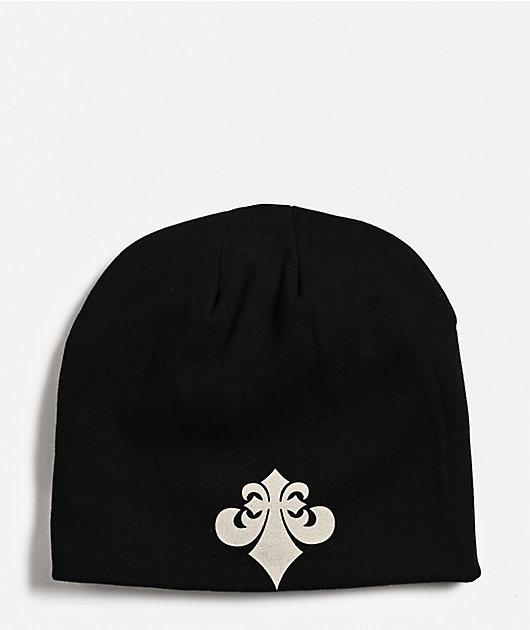 Affliction Death Eyes Black Reversible Skully Beanie