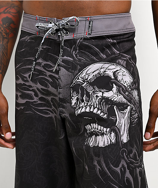 Affliction Decimation Black Board Shorts