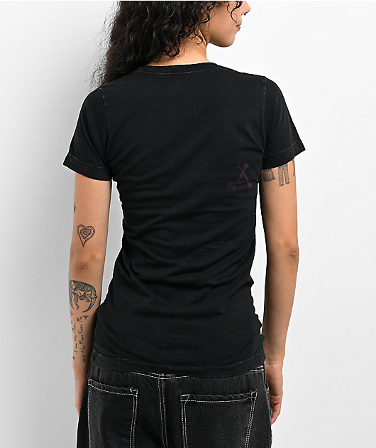 Affliction Destruction Black Wash T-Shirt