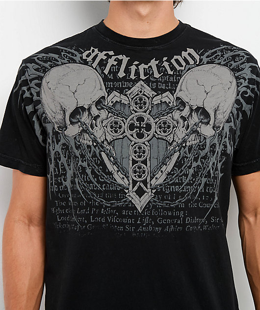 Affliction Dominion Black T-Shirt