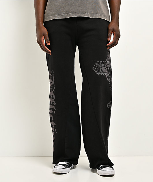 Affliction Gate Black Sweatpants