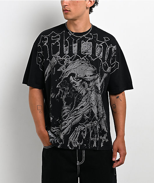 Affliction Ghost Fever Black T-Shirt