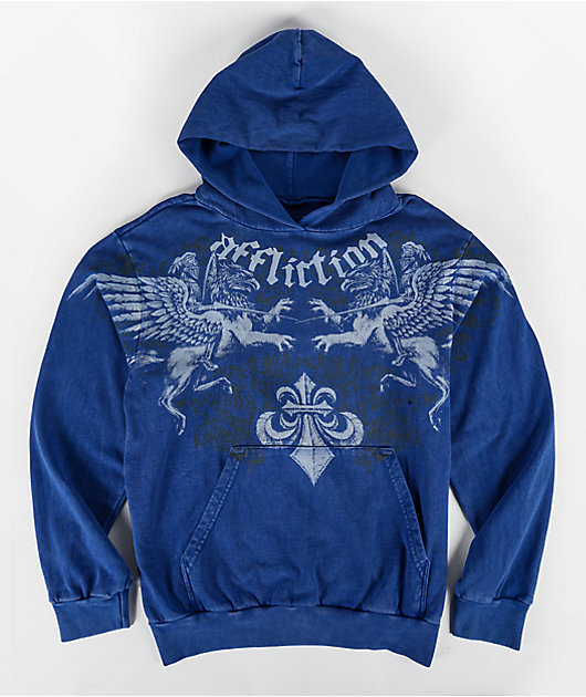 Affliction Griffin Blue Hoodie