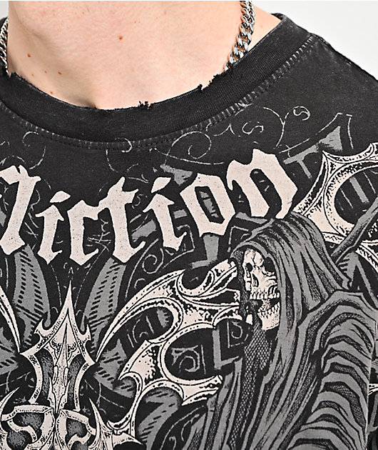 Affliction Haunted Passage Black T-Shirt