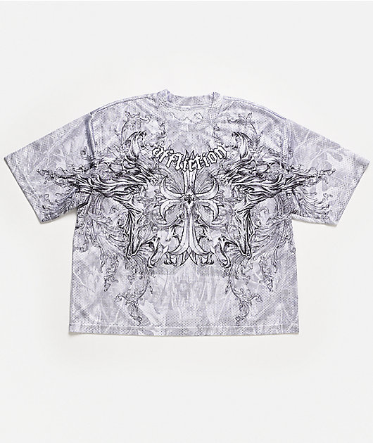 Affliction Jump Grey Oversized Jersey