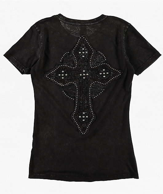 Affliction Keep The Faith Black T-Shirt