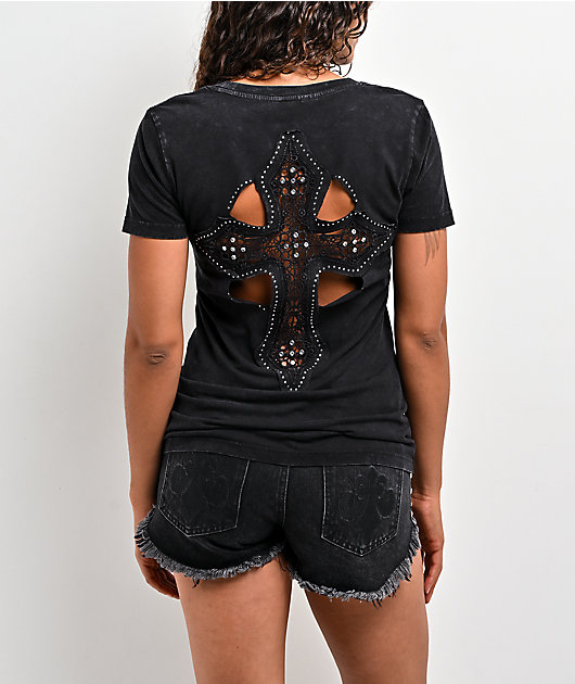 Affliction Keep The Faith Black T-Shirt