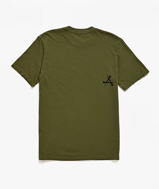 Affliction Kids Caustic Abyss Green T-Shirt