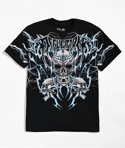 Affliction Kids Ice Inferno Black T-Shirt | Zumiez