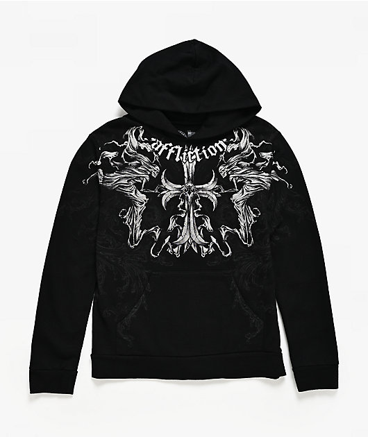Affliction Kids Jump Black Hoodie