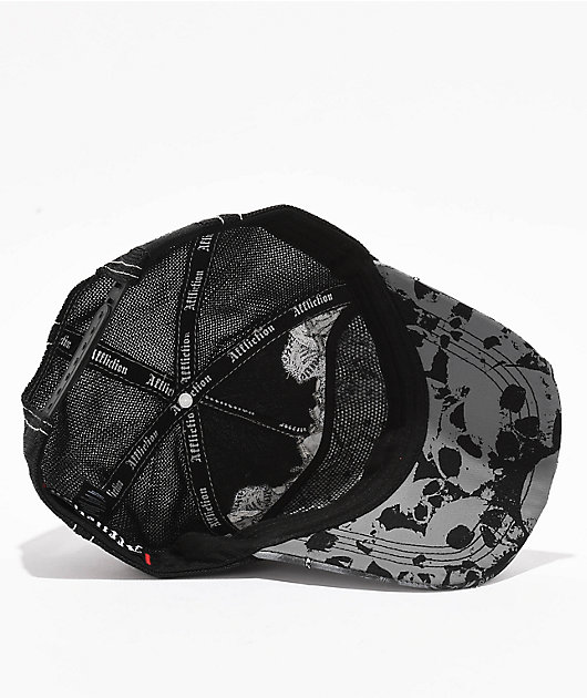 Affliction Lanchester Black Trucker Hat