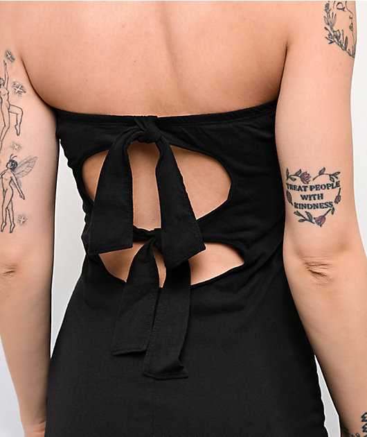 Affliction Liquid Signify Black Tube Dress