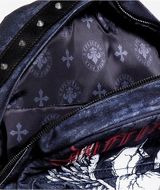 Affliction Live Fast Black Backpack