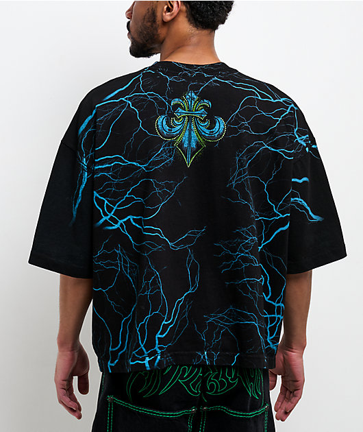 Affliction Midnight Curse Black Boxy T-Shirt
