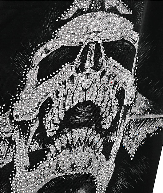 Affliction Night Screamer Black Wash Sweatpants